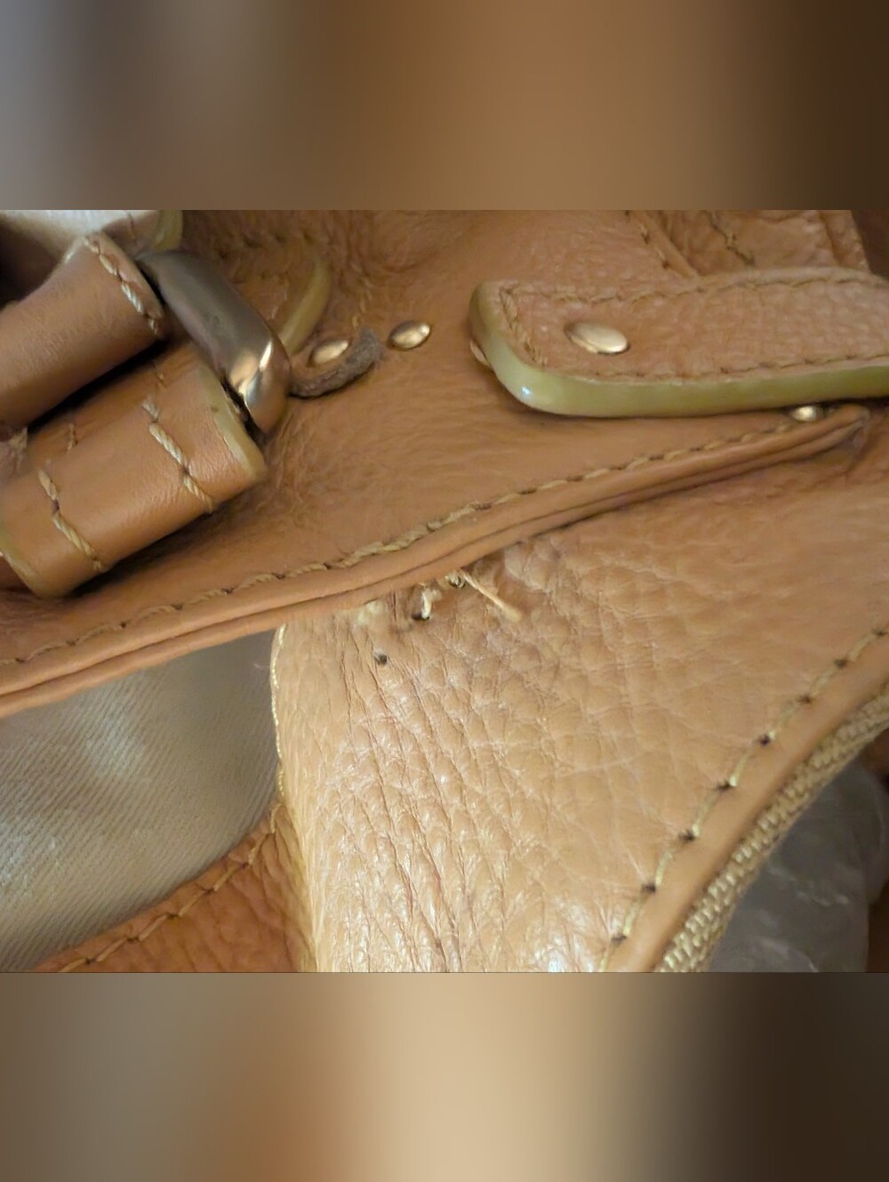 Y2K Chloé Paddington Shoulder Bag - Tan/ NO LOCK - Picture 9 of 16
